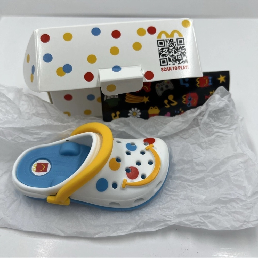 2024 McDonald's Mini Crocs Keychain Happy Meal Toys